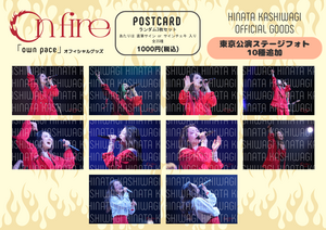 「on fire」 ポストカードセット