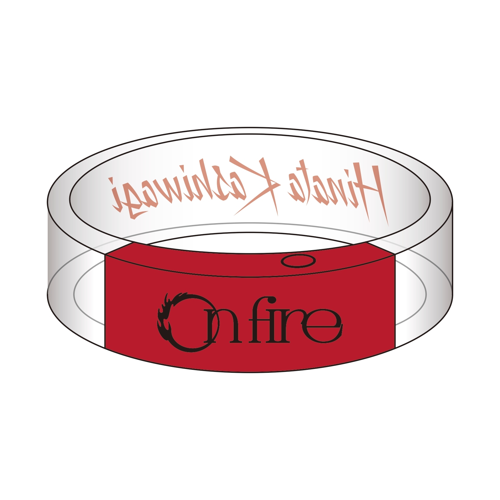 「on fire」バングルライト 