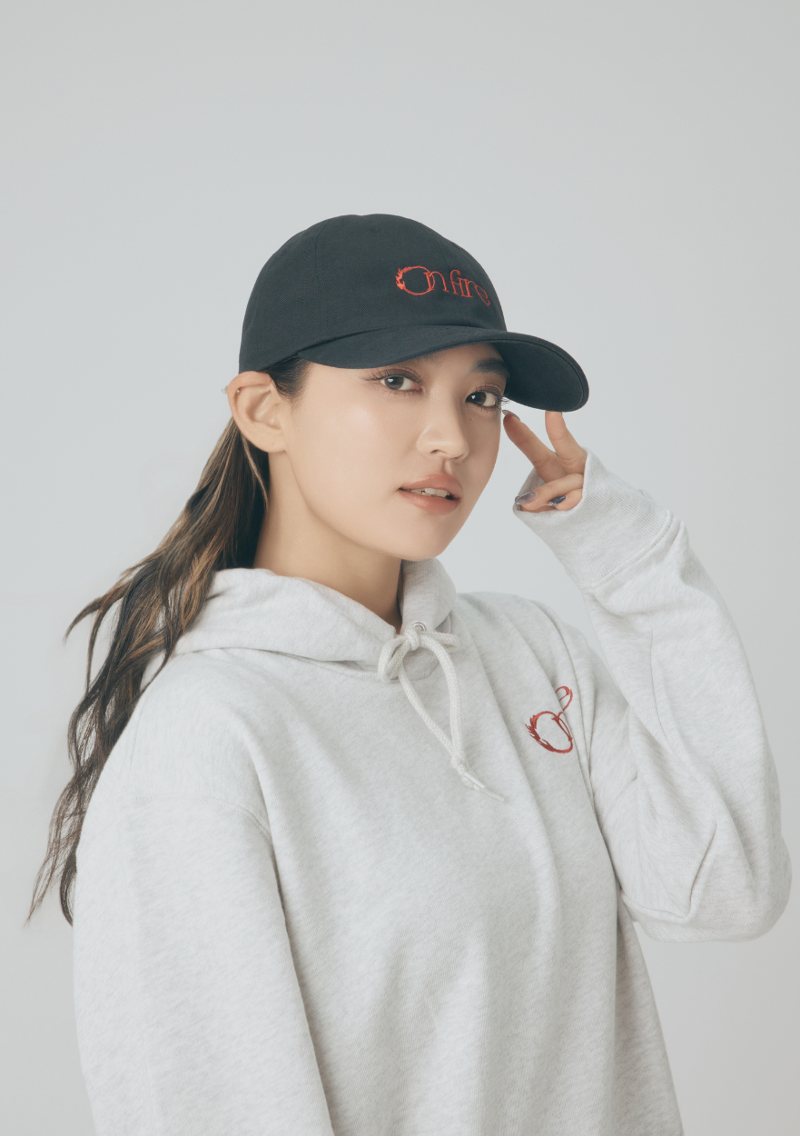 「on fire」キャップ